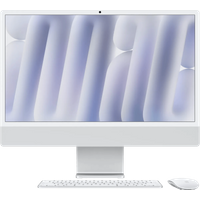 Koop Apple iMac 24 inch M4 (10 core CPU/10 core GPU) 16GB/256GB Zilver QWERTY - 195949594700