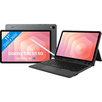 Koop Samsung Galaxy Tab S11 11 inch 512GB Wifi + 5G Grijs + BlueBuilt Toetsenbord Hoes QWERTY - 6151133250276