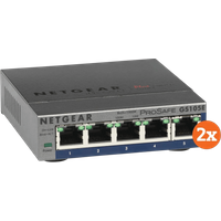 Koop Netgear GS105E ProSafe Plus Duo Pack - 9509938174469