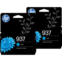 Koop HP 937 Cartridge Cyaan (2 stuks) - 6151126937917