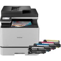 Koop Brother MFC-L8730CDW + 1 set extra XL toners - 6151153450427